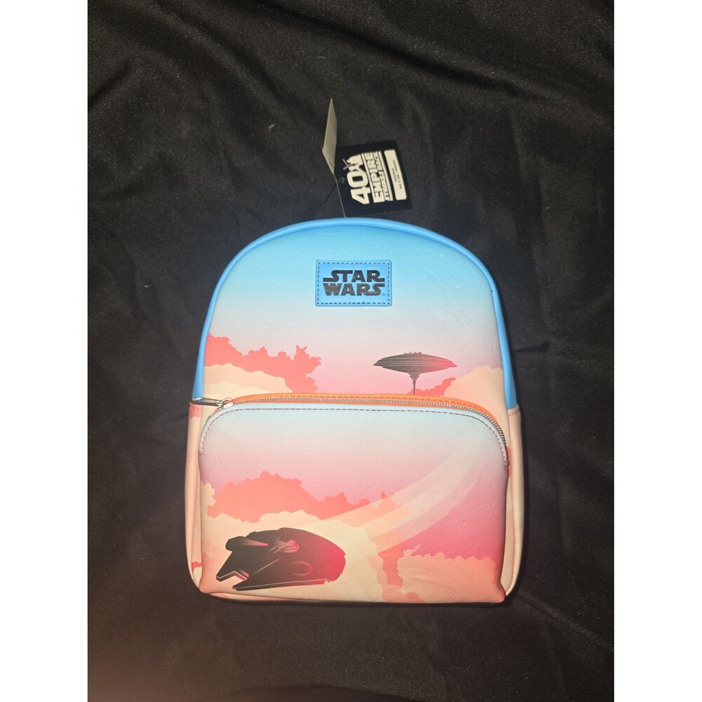 NWT Disney star wars brand millennium falcon mini backpack bookbag bag tote